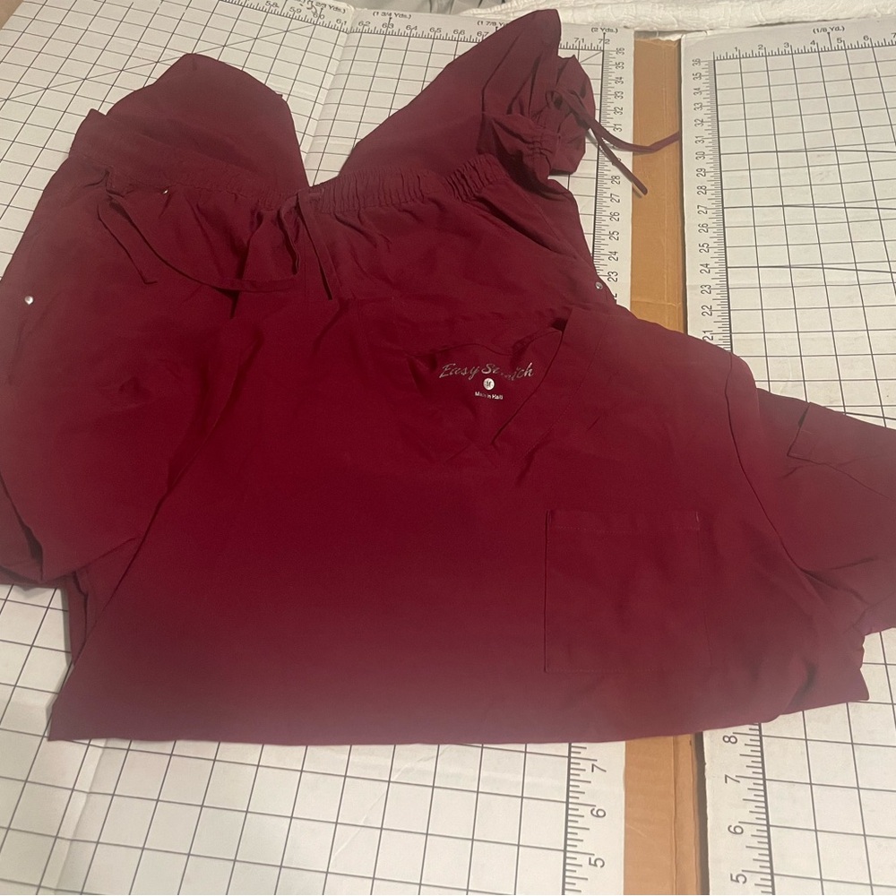 Burgundy Scrub set